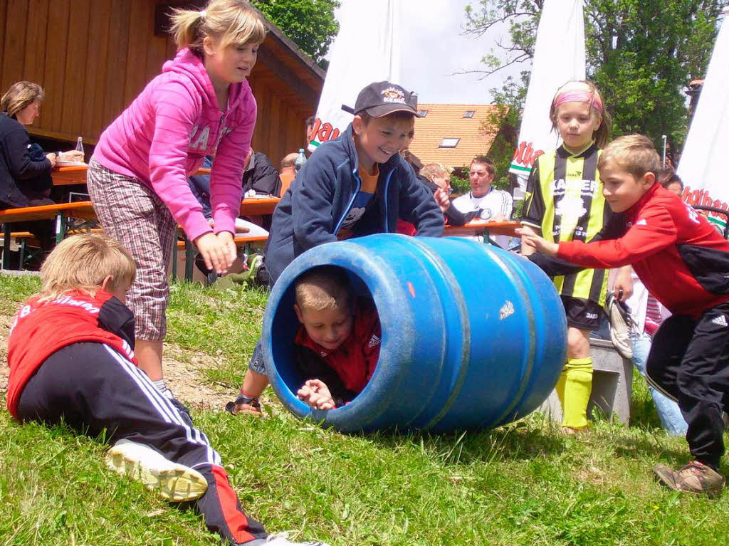 Mit viel Spa in Bewegung waren die Kids beim Familiensporttagin Herrischried.