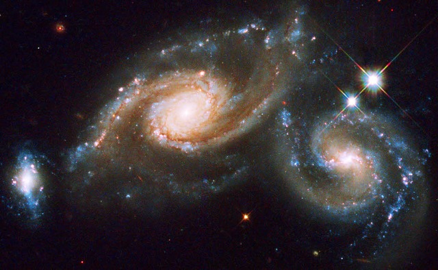 Galaxien-Drilling Arp 274  | Foto: Nasa