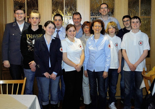 Nach 60 Jahren guter Arbeit hat der DRK-Ortsverein gut lachen.   | Foto: Minz