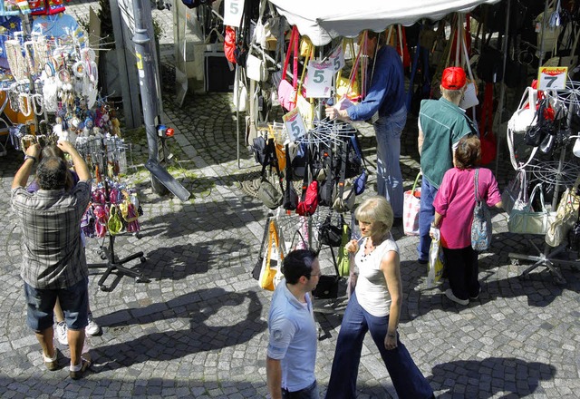 Alle Vierteljahre wieder ist Krmermarkt in der Stadt  | Foto: Sylvia-Karina Jahn