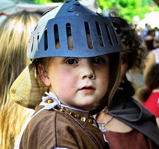 Gerstet: So knnen  die Kleinen in Horb am Neckar ins Mittelalter eintauchen.   | Foto: veranstalter