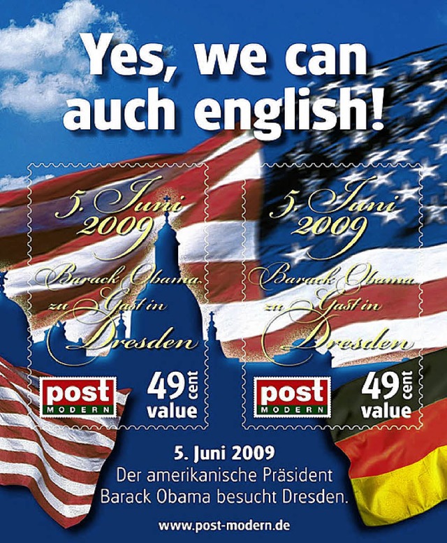 Der Wille zhlt: Ein schsischer Postd...glish&#8220;  gro geschrieben wird?    | Foto: ddp