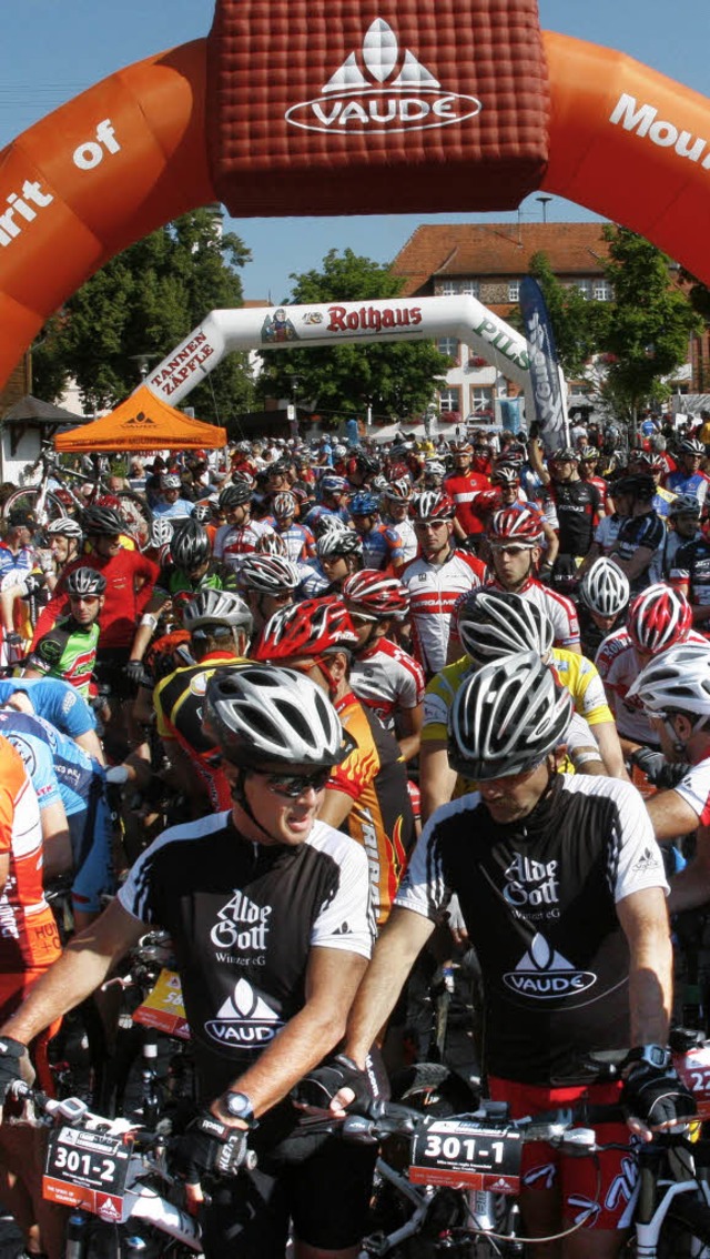 Grafenhausen ist auch in diesem Jahr Etappenort beim Radrennen Vaude Trans.   | Foto: Seifried