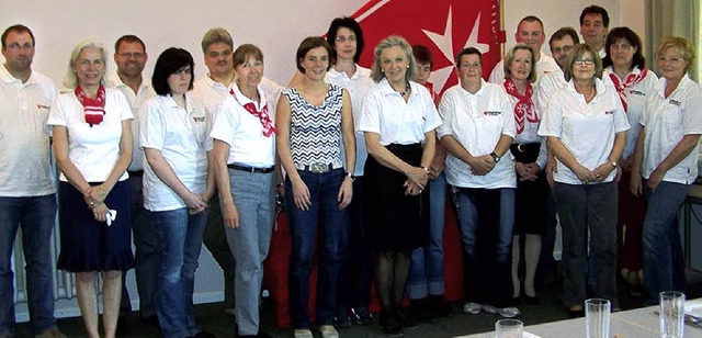 Gruppenbild der Malteser Bad Sckingen... Dienste der Malteser Mnchen (Mitte).  | Foto: privat