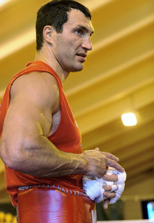 Wladimir Klitschko im Training   | Foto: dpa