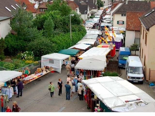 Der Grenzacher Johannimarkt findet am 24. und 25. Juni statt.  | Foto: Privat