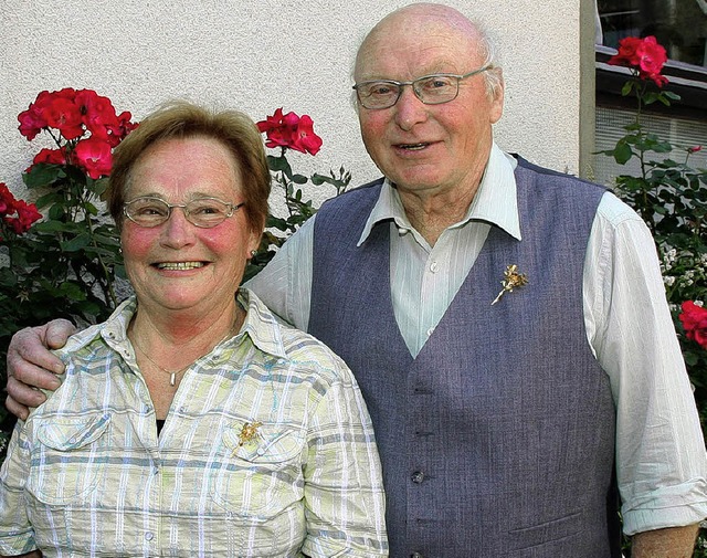 Gregor und Pia Isele sind seit 50 Jahren verheiratet.  | Foto: herbert trogus