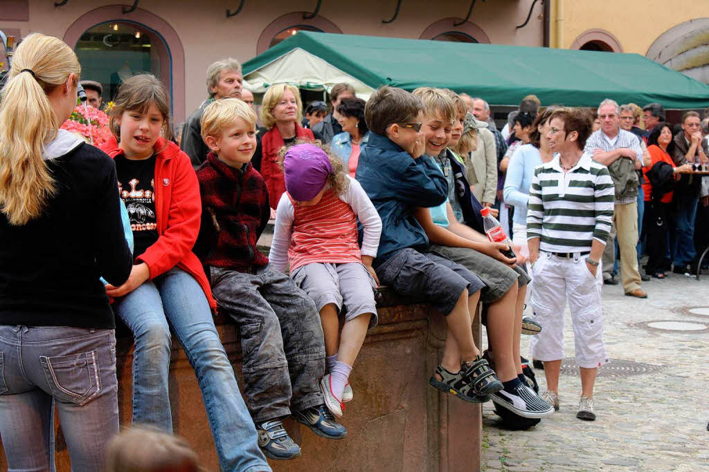 Ob Baby, Teenie  oder Rentner – bei Wein & Musik in Staufen hatten alle gleichermaen  ihren  Spa.