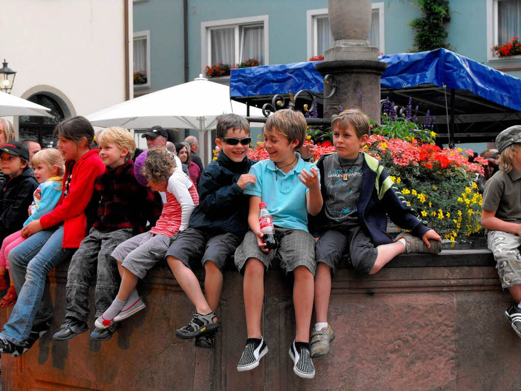 Ob Baby, Teenie oder Rentner – bei Wein & Musik in Staufen hatten alle gleichermaen  ihren  Spa.