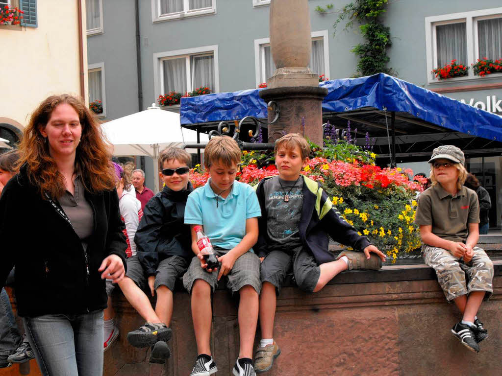 Ob Baby, Teenie oder Rentner – bei Wein & Musik in Staufen hatten alle gleichermaen  ihren  Spa.