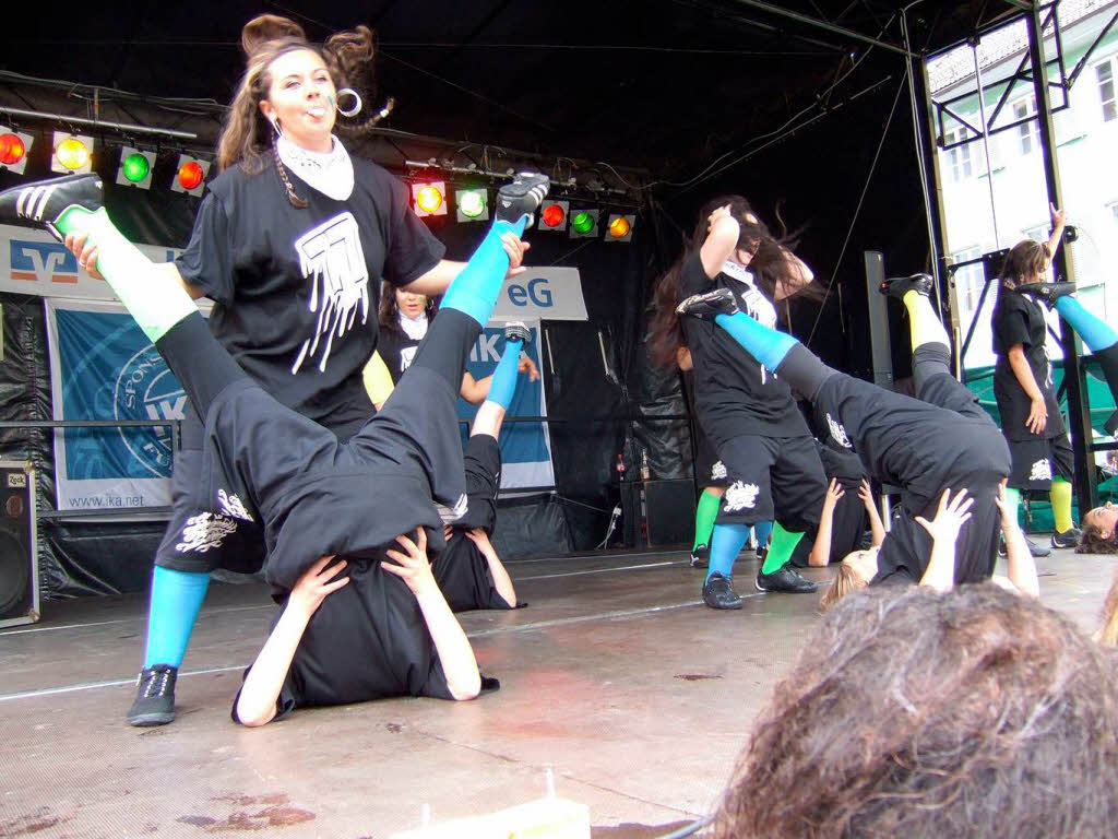 Der sechste Street-Dance-Contest begeisterte vor allem die jngeren Besucher.