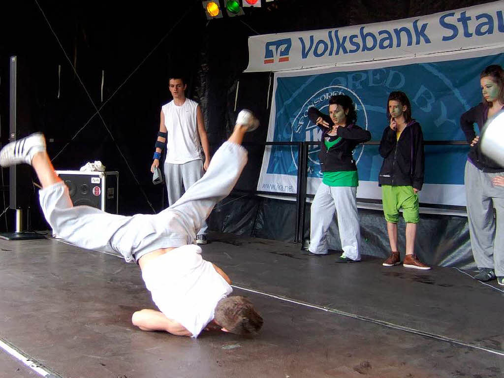 Der sechste Street-Dance-Contest begeisterte vor allem die jngeren Besucher.