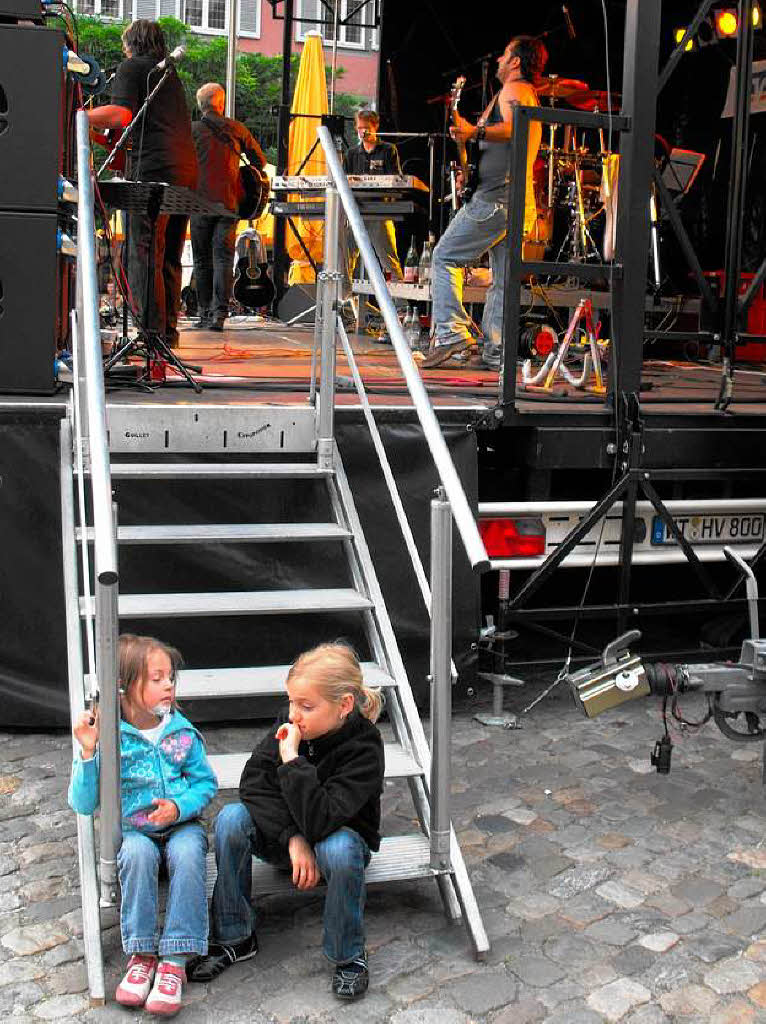 Ob Baby, Teenie oder Rentner – bei Wein & Musik in Staufen hatten alle gleichermaen  ihren  Spa.