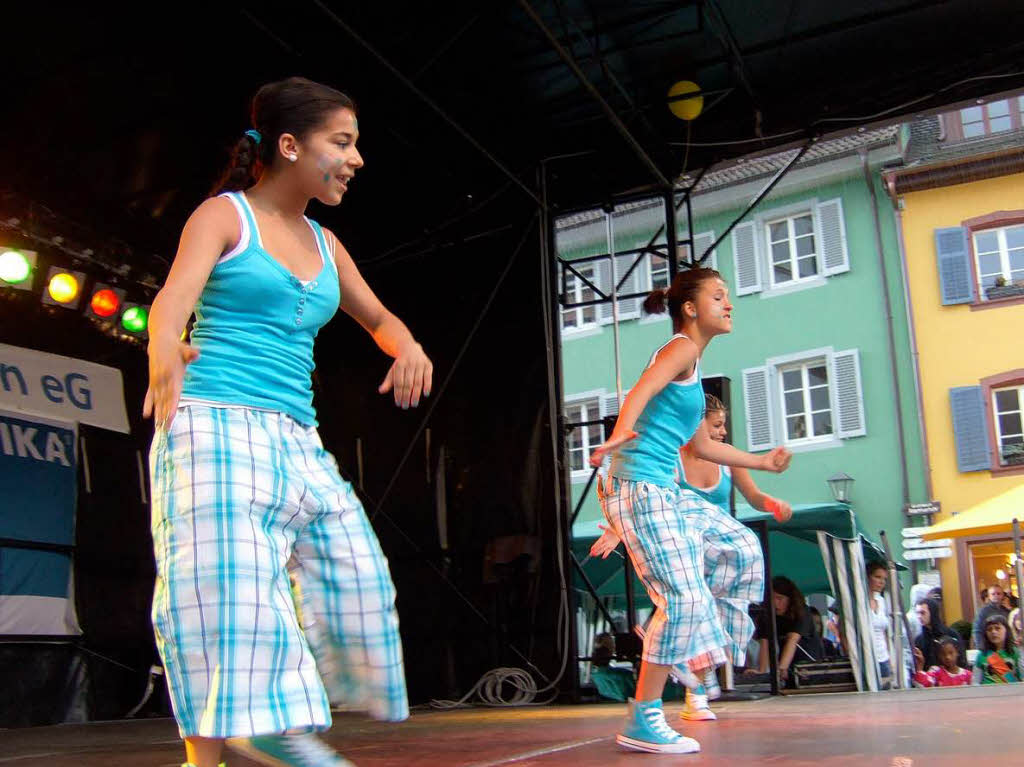 Der sechste Street-Dance-Contest begeisterte vor allem die jngeren Besucher.