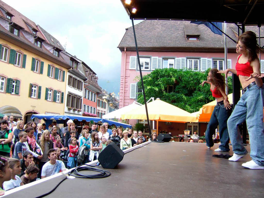 Der sechste Street-Dance-Contest begeisterte vor allem die jngeren Besucher.