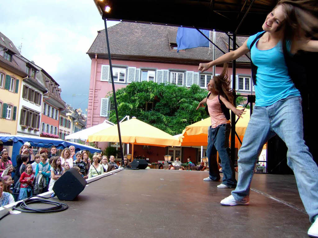 Der sechste Street-Dance-Contest begeisterte vor allem die jngeren Besucher.