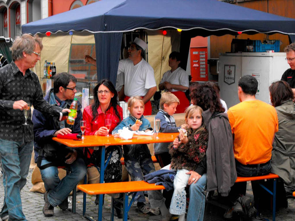 Ob Baby, Teenie oder Rentner – bei Wein & Musik in Staufen hatten alle gleichermaen  ihren  Spa.