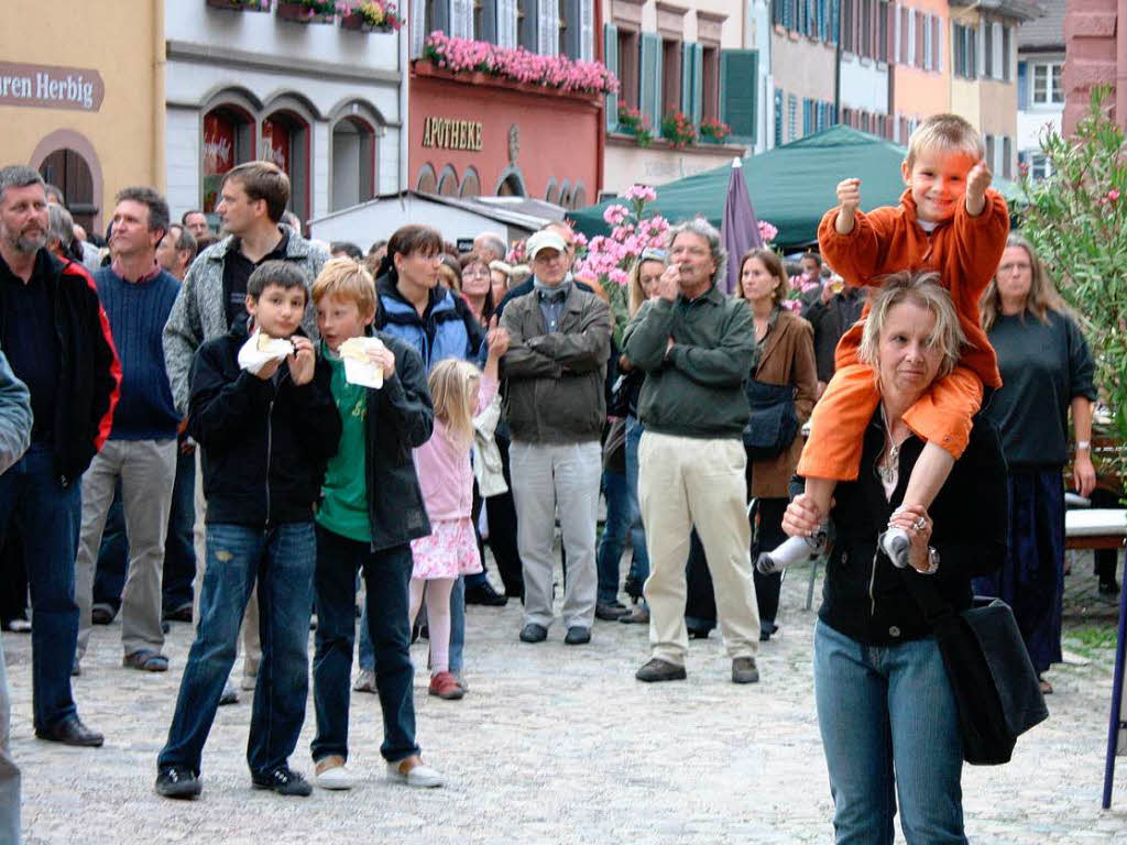 Ob Baby, Teenie oder Rentner – bei Wein & Musik in Staufen hatten alle gleichermaen  ihren  Spa.