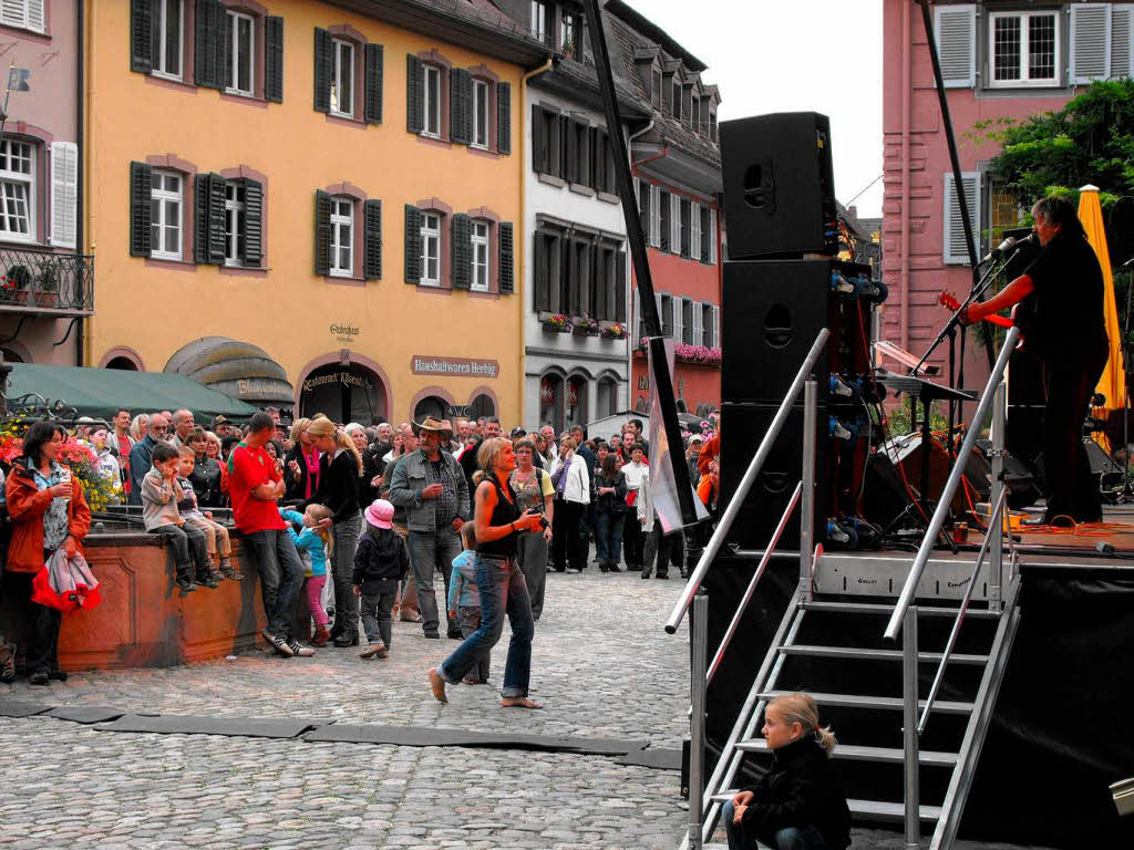 Ob Baby, Teenie oder Rentner – bei Wein & Musik in Staufen hatten alle gleichermaen  ihren  Spa.