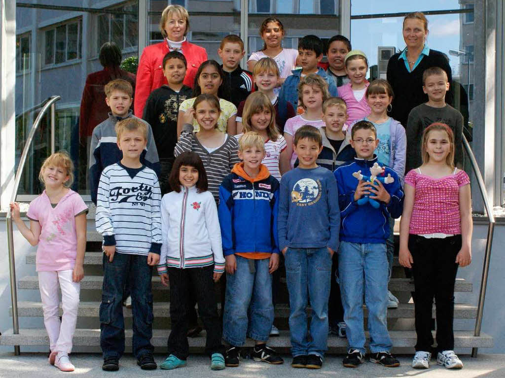 Die Klasse 4b der Schutterlindenbergschule aus Lahr mit ihrer Lehrerin Frau Schellhase-Lueb.