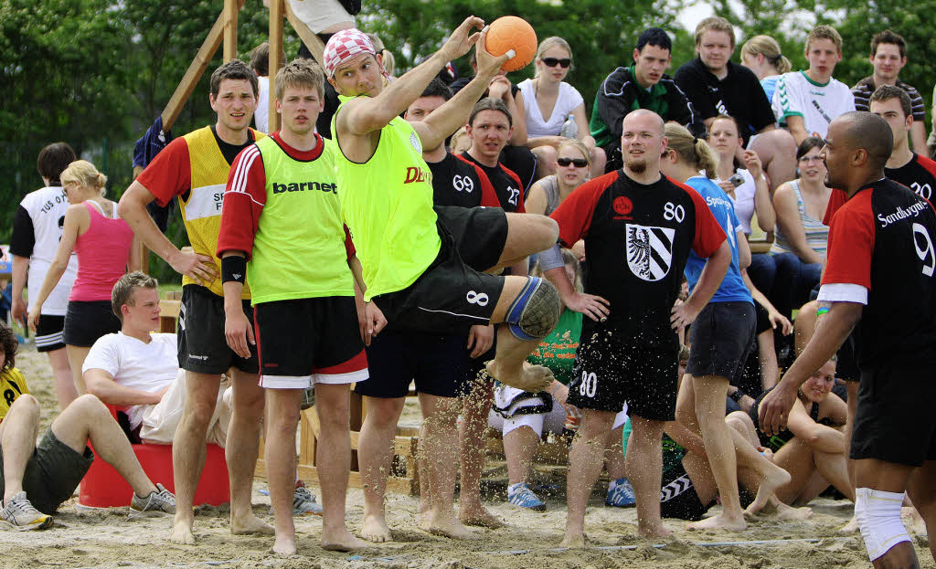 Rekorde beim BeachTurnier Handball Allgemein Badische Zeitung