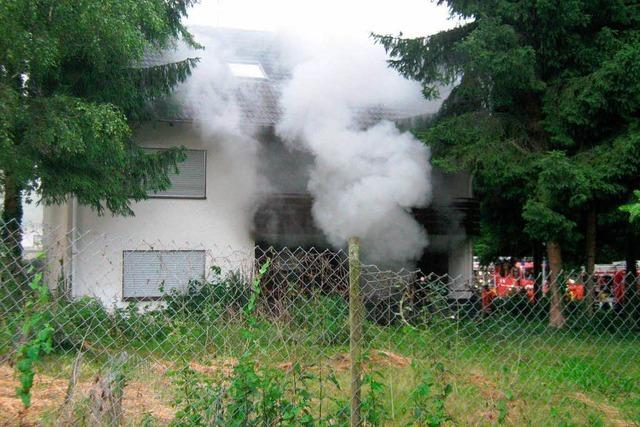 Haus in Diersburg ist ausgebrannt