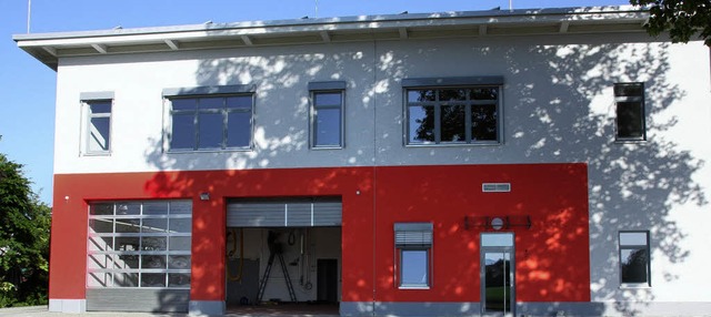 Das neue Feuerwehrgertehaus in Breisa... diesen Jahres fertig getsellt werden.  | Foto: Christine Aniol