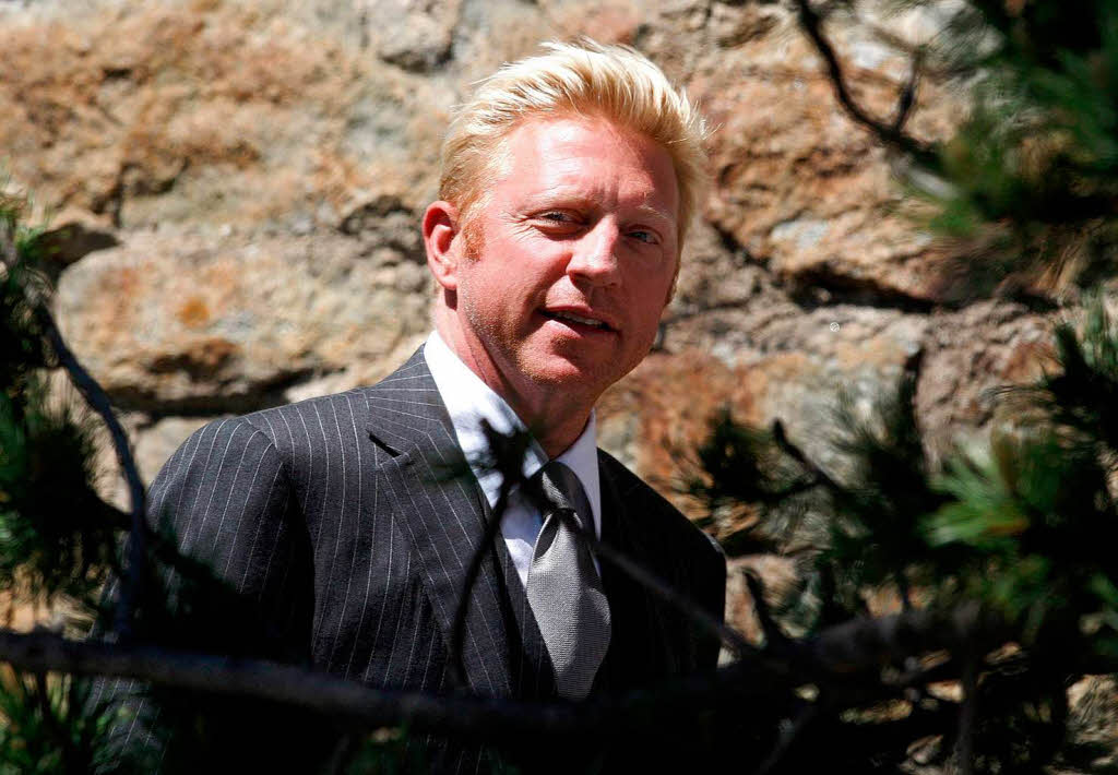 Auf dem Weg in die Ehe: Boris Becker beim Gang zur Zeremonie.