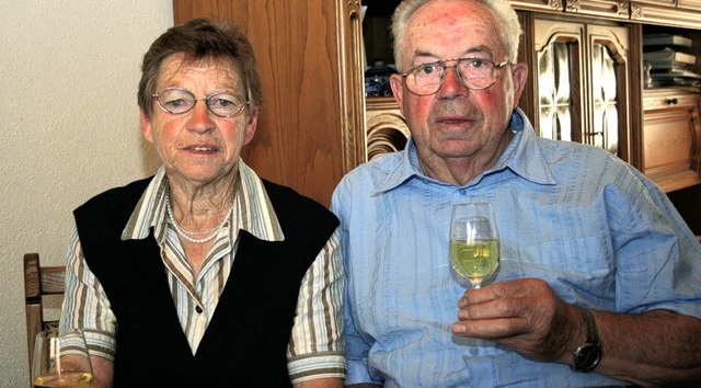 Luise und Max Khnle aus Ihringen sind seit 50 Jahren verheiratet  | Foto: Elisabeth Jakob-Klblin