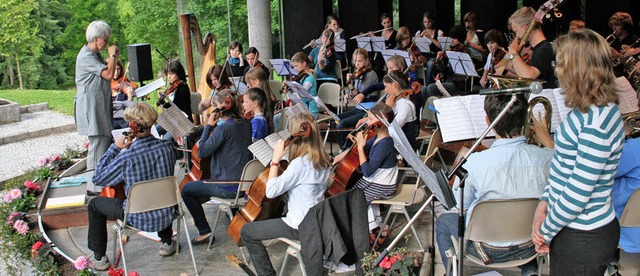 Musikalisch &quot;alles im Fluss&quot;...Konzert und bezauberten  das Publikum.  | Foto: Martina Faller