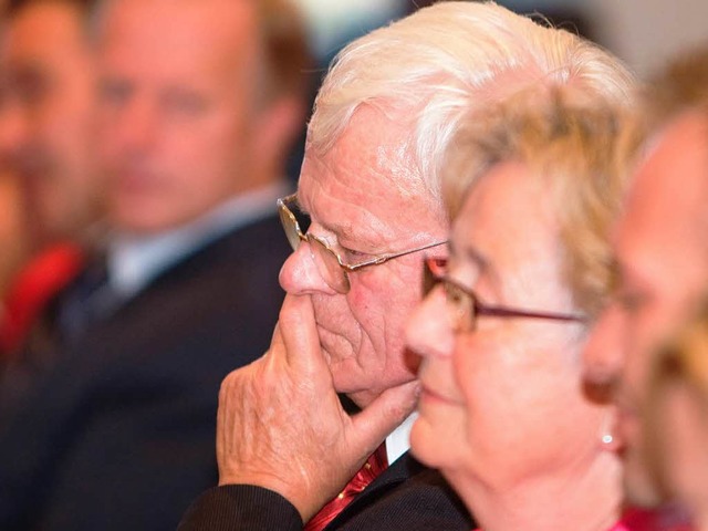 Helmut Eitenbenz mit Ehefrau Brigitte  | Foto: Hagen Schnherr