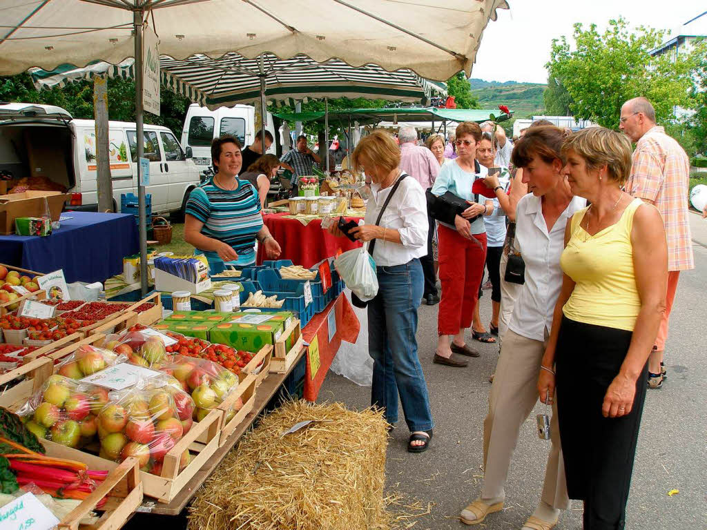 Attraktion am Sonntag: Der Bauernmarkt