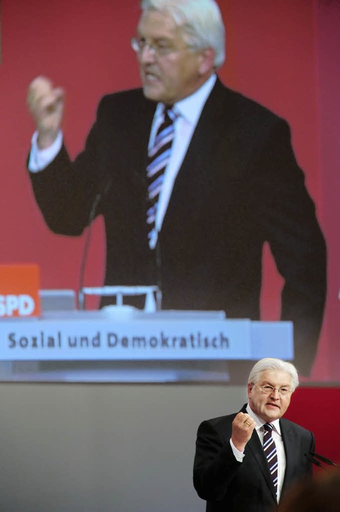 Seine Rede kam bei der SPD gut an: Frank-Walter Steinmeier  | Foto: dpa