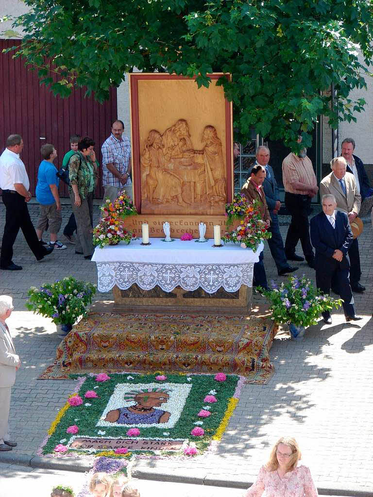 Altar der Familie Konrad Kobiel.