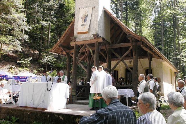Beliebte Kapelle im Wald