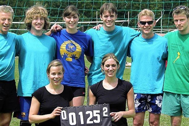 Team des TV Britzingen beim Turnfest erfolgreich
