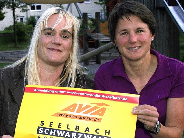 Die beiden Organisatorinnen des Kinder...asch (links) und  Maria Bu (rechts)    | Foto: Theo Weber