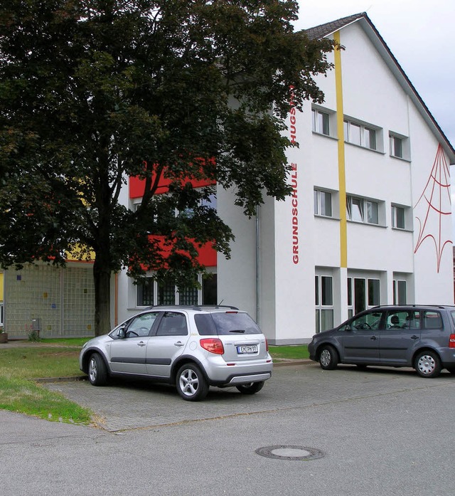Frisch saniert und bunt: die Grundschule Hugstetten feiert am Donnerstag.    | Foto: barbara schmidt