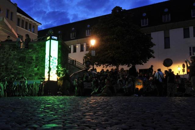 Freiburg: Die erste Nacht der Sule der Toleranz