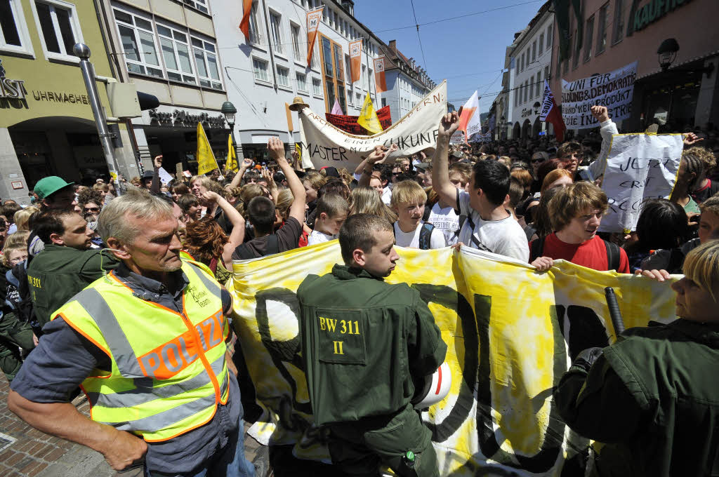 Die Polizei war mit der Zusammenarbeit mit den Veranstaltern zufrieden.