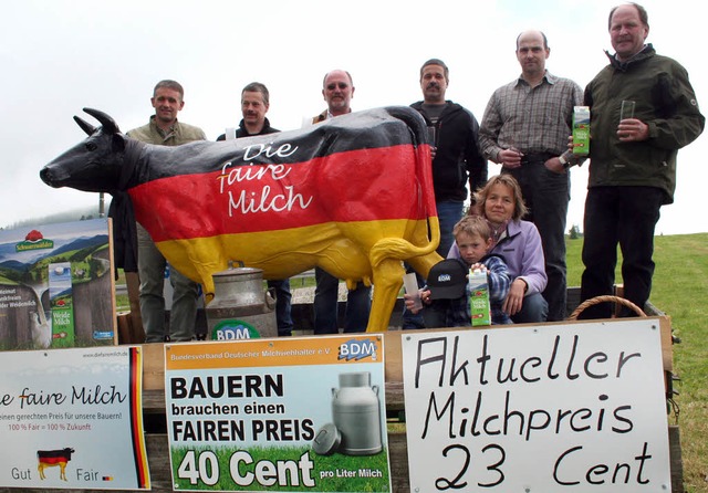 <Bildtext>Bauern aus Breitnau kmpfen ...d Wehrle mit  Sohn Sven</Bildtext>      | Foto: Dieter Maurer