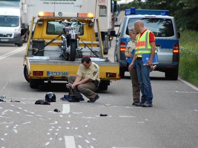 Unfall im Hllental.  | Foto: Martin Ganz