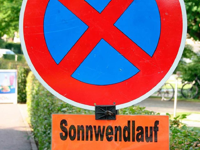 Achtung Sonnwendlauf!  | Foto: Theo Weber