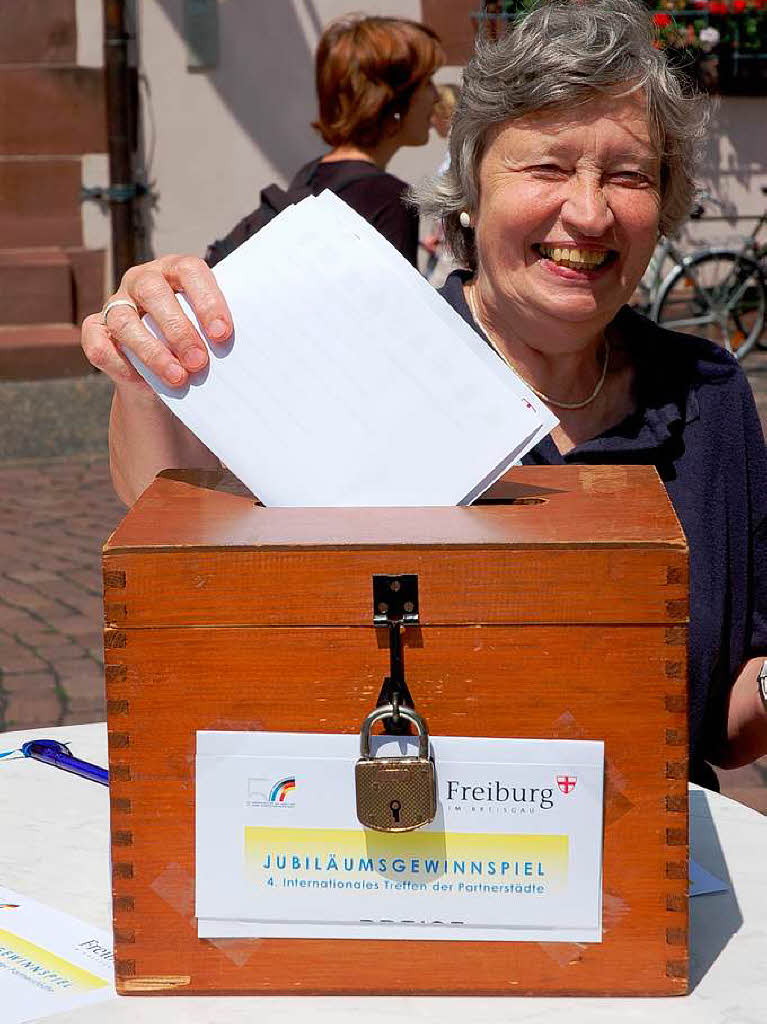 Preisausschreiben - wer einwirft, gewinnt - vielleicht