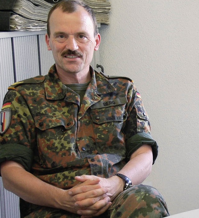 Brigadegeneral Andreas Berg, der Kommandeur der Brigade   | Foto: K. Meyer