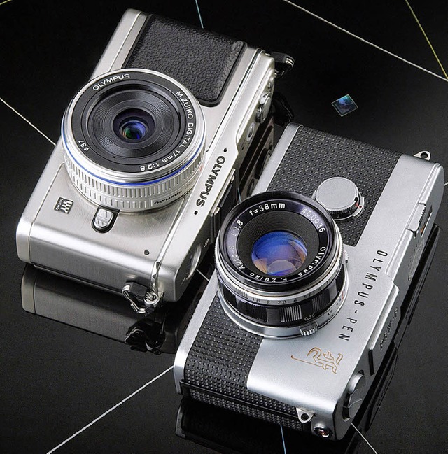 Neu und altvereint:Olympus E-P1und Oly...97;&#8197;&#8197;&#8197;&#8197;&#8197;  | Foto: Werk