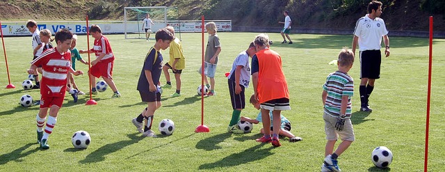 Tolle Trainingstipps von Experten des ... der Fuballnachwuchs des FC Hausen.    | Foto: Edgar Steinfelder