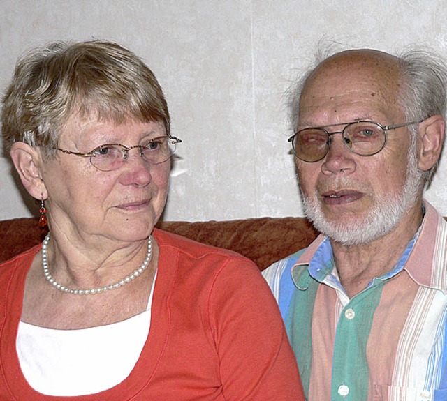 Goldene Hochzeit feiern   Hildegard und Kurt Schlinke.   | Foto: G. Diehl