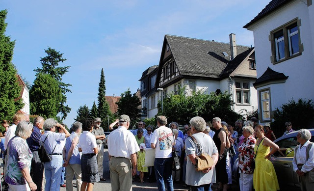 Gro war das Interesse am Oststadtrundgang.   | Foto: gertrude siefke