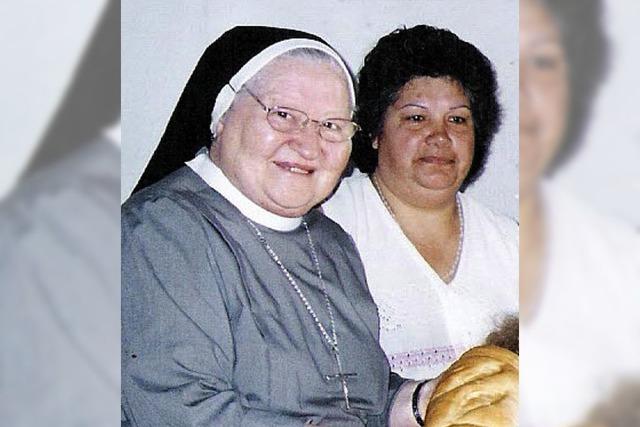 Auszeichnung fr Schwester Teresa Eller